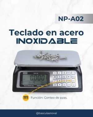 10-1 Báscula comercial Platino NP-A02