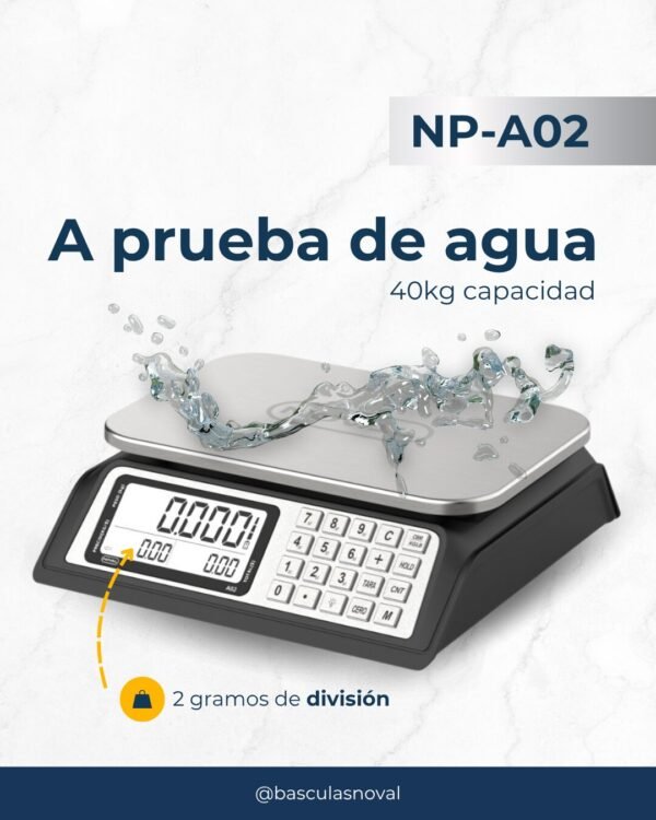 Báscula comercial Platino NP-A02