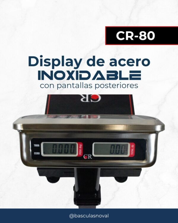 Báscula digital de plataforma CR-80