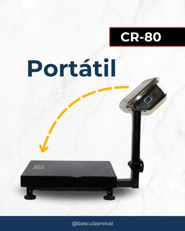 Báscula digital de plataforma CR-80