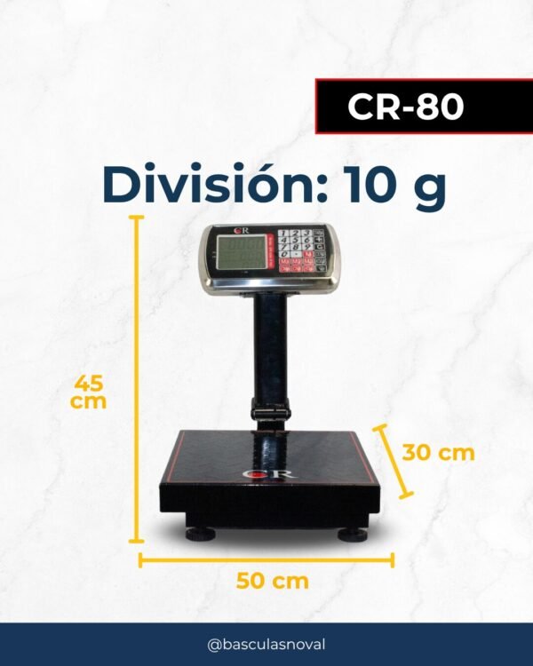 Báscula digital de plataforma CR-80