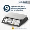 Báscula comercial Platino NP-A02