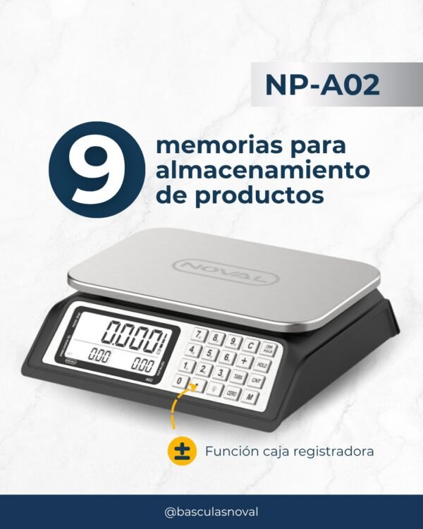 Báscula comercial Platino NP-A02